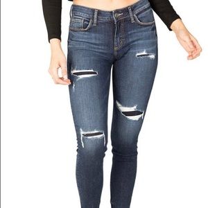 Silver Jeans Elyse curvy fit midrise skinny leg